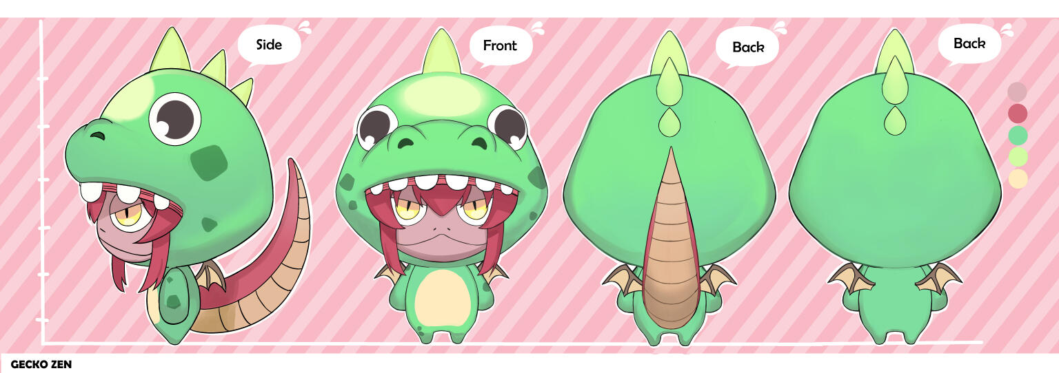 Plushie design sheet